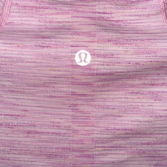 NWT Lululemon Swiftly Tech Race Milkshake/Strawberry Milkshake Multi Size 12 - Picture 4 of 7